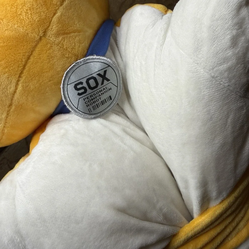 Disney Sox Cat Pillow Pet Figure Stuffed Animal Plush New Yellow Soft Pillow NWT